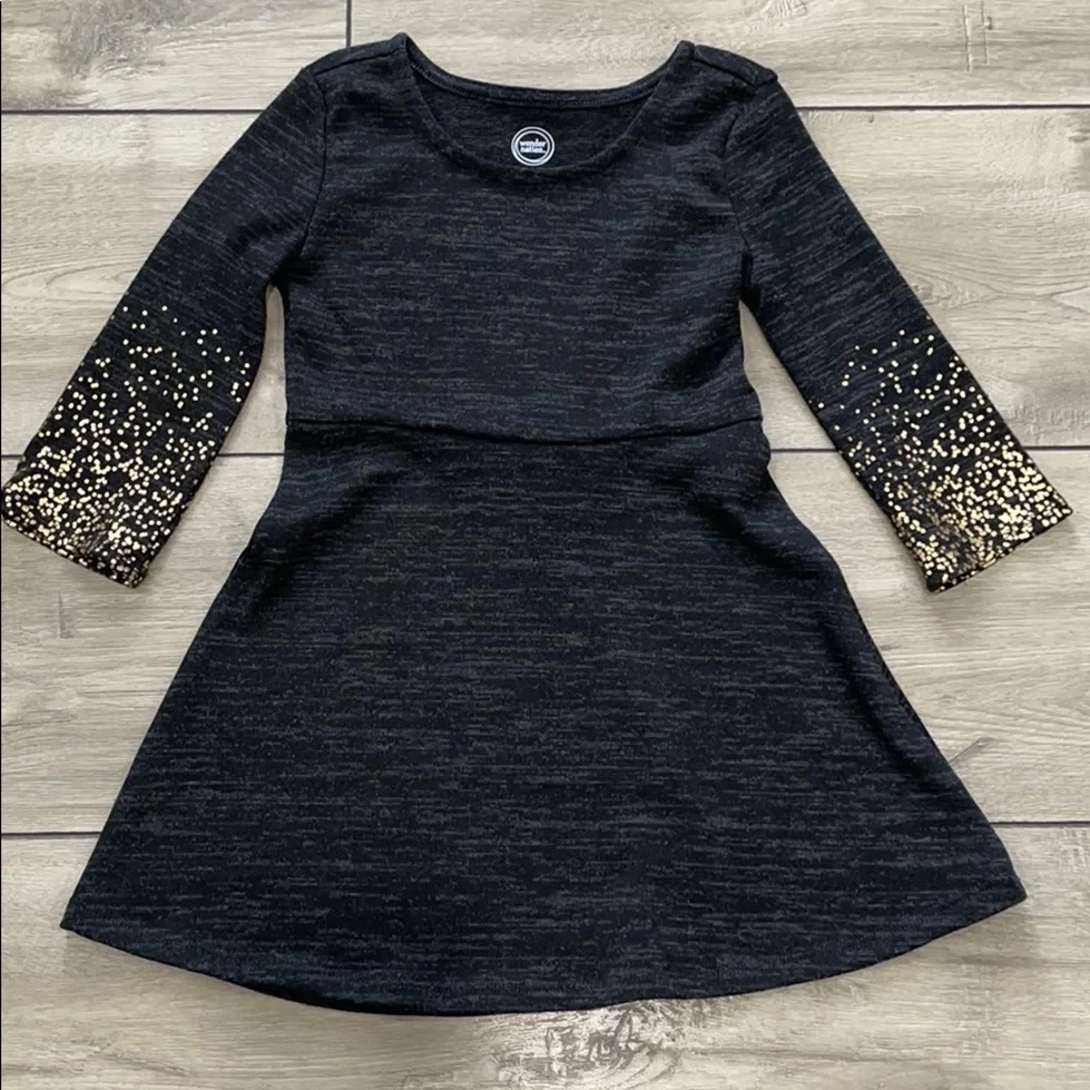 Wonder Nation Toddler Holiday Girl Dress Size XS (4/5)